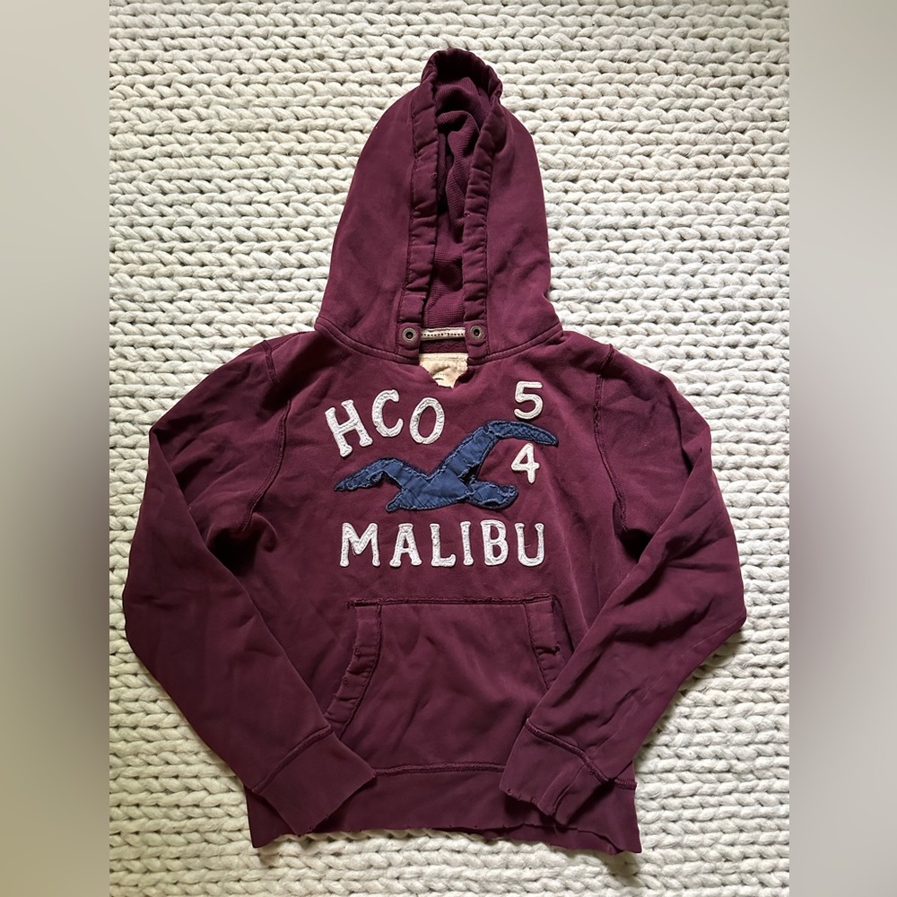 Maroon Hollister Hoodie